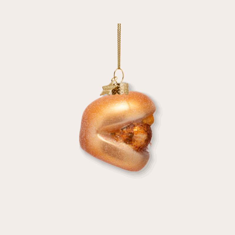 Ornament - Broodje kroket - zijaanzicht