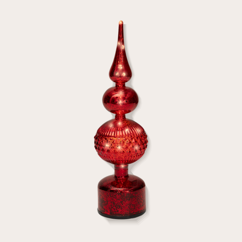 Tafelpiek LED - Draaiend - Rood - 35,5 cm
