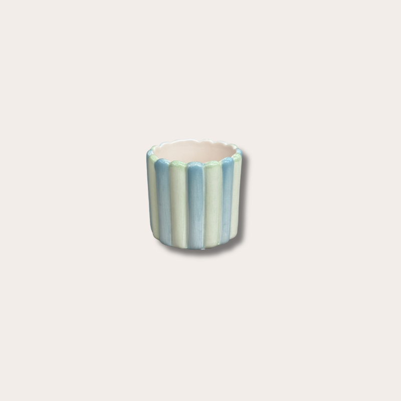 Pot - Bliss - blauw/groen