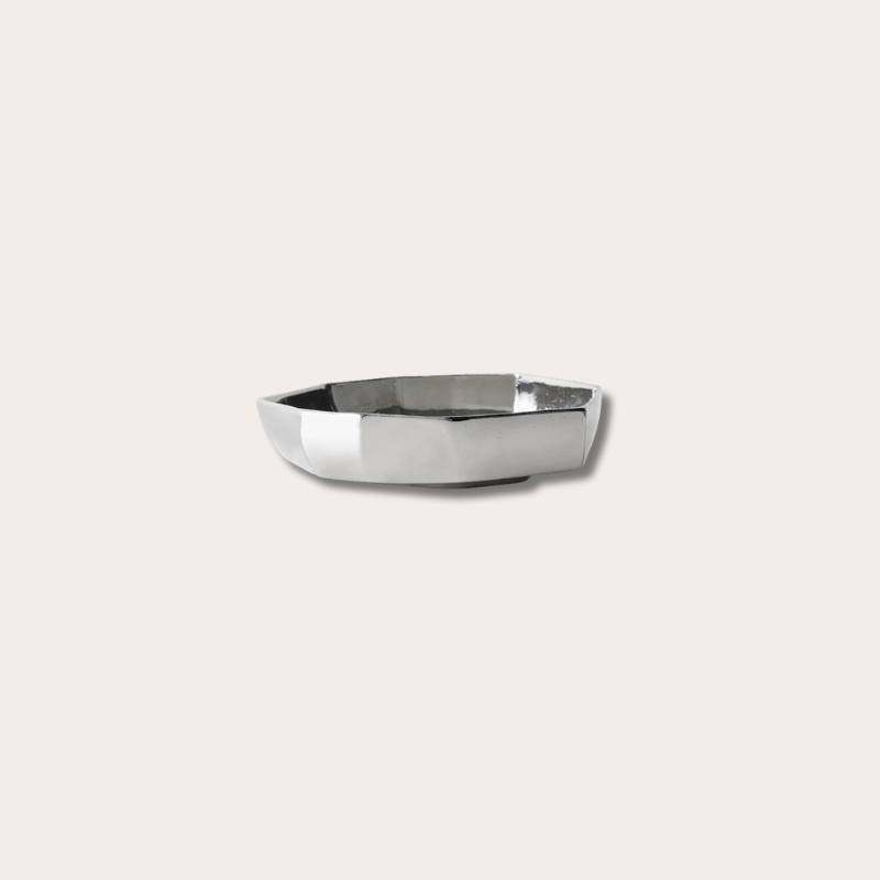 HKliving - Chrome bowl - L