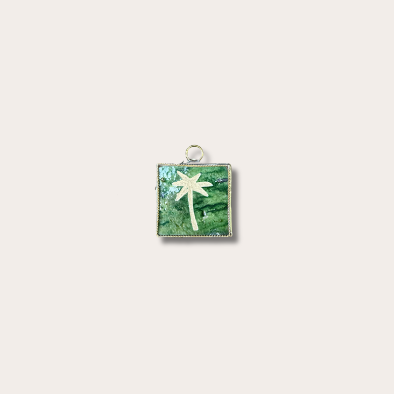 Zelliges tegel - Palm - Groen XXS