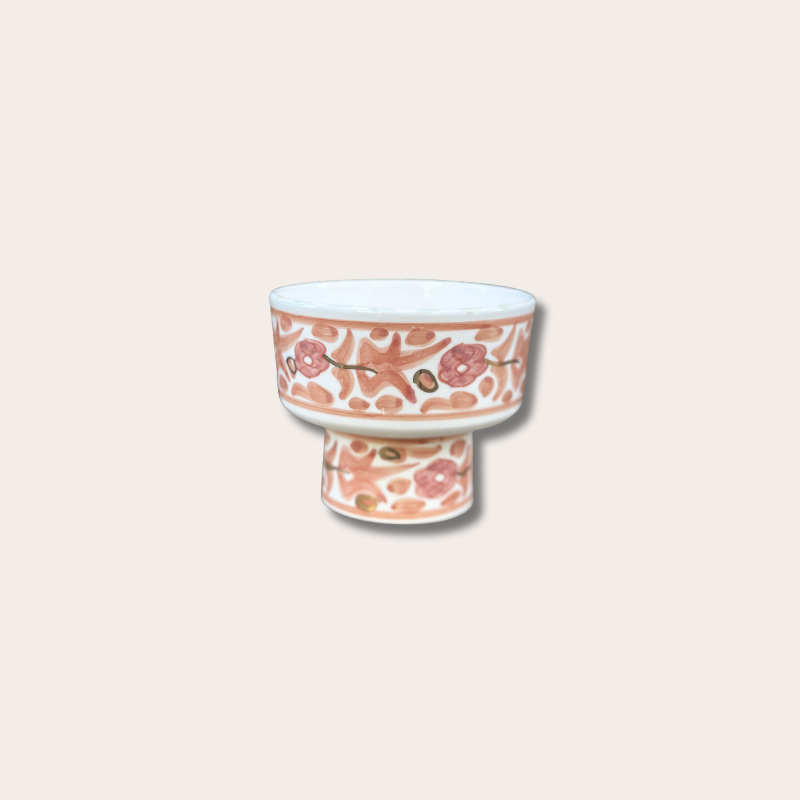 Chabi Chic – schaal op voet klein - peach