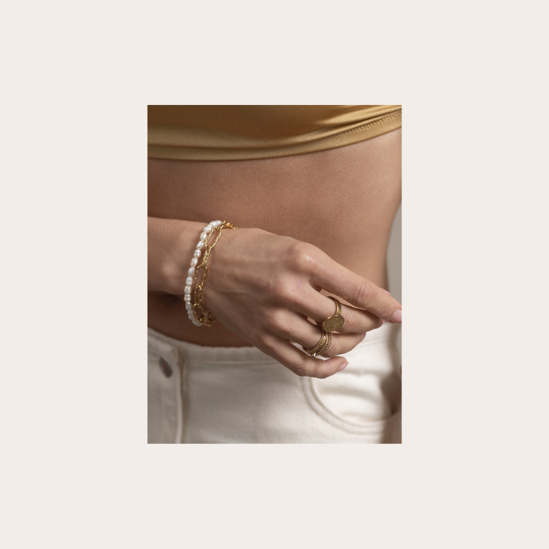 Armband met zoetwaterparels II