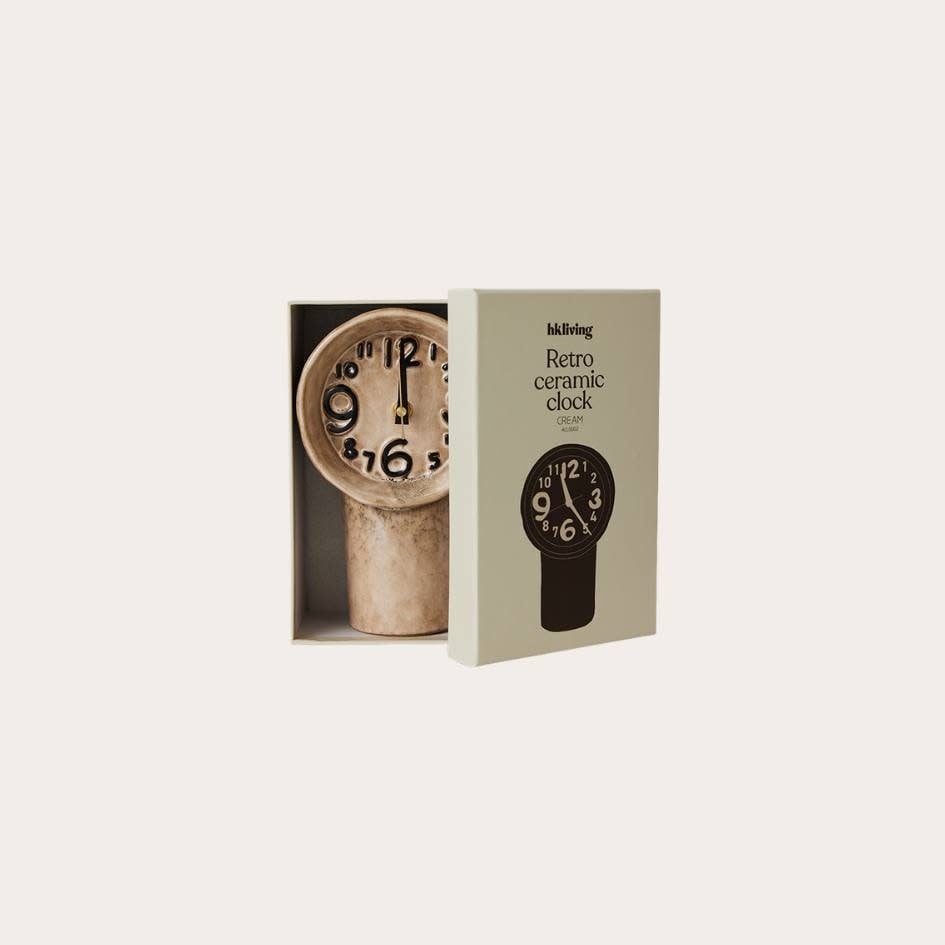 HKliving retro clock cream