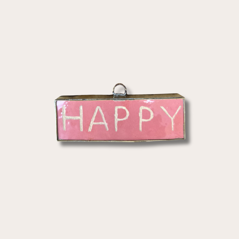 Zelliges tegel - Happy - roze M