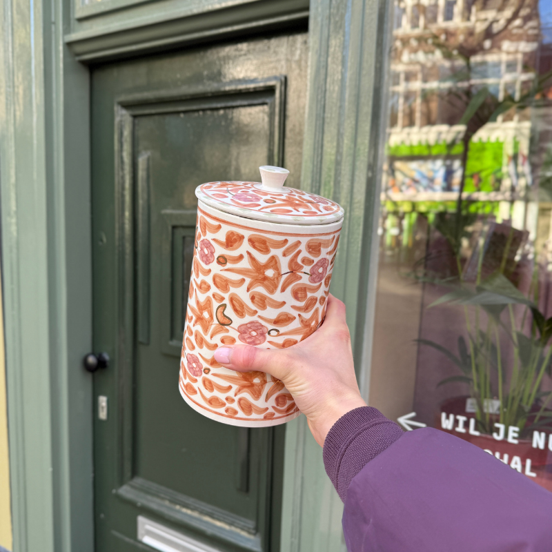 Chabi Chic - voorraadpot L - peach