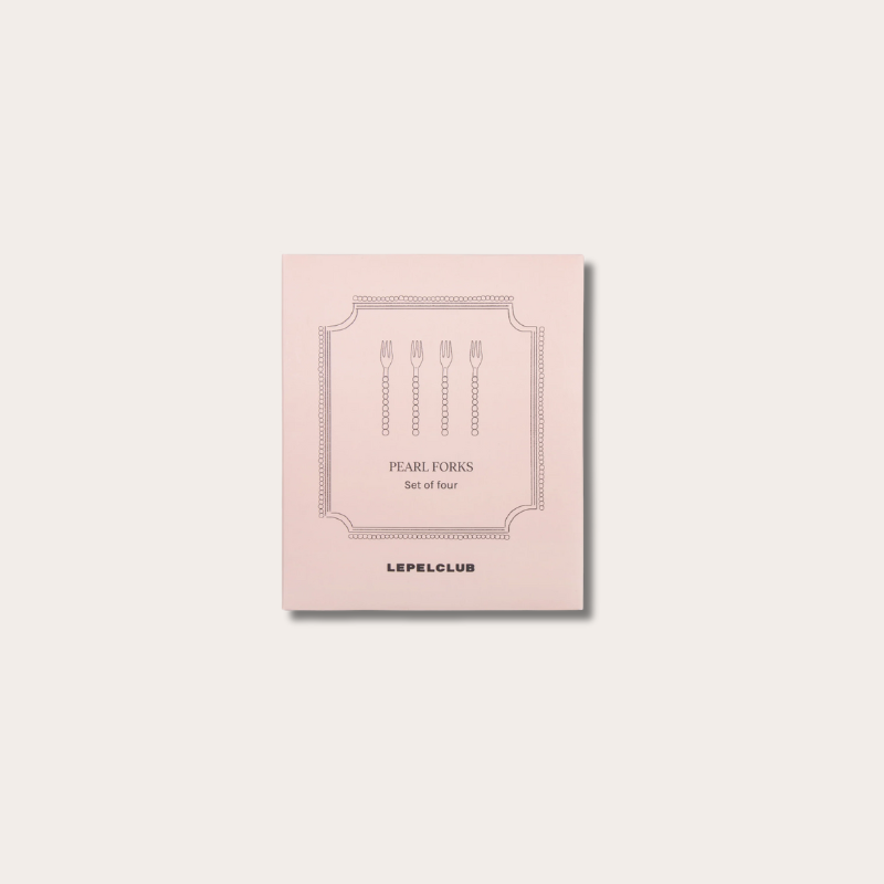 Pearl forks - set van 4