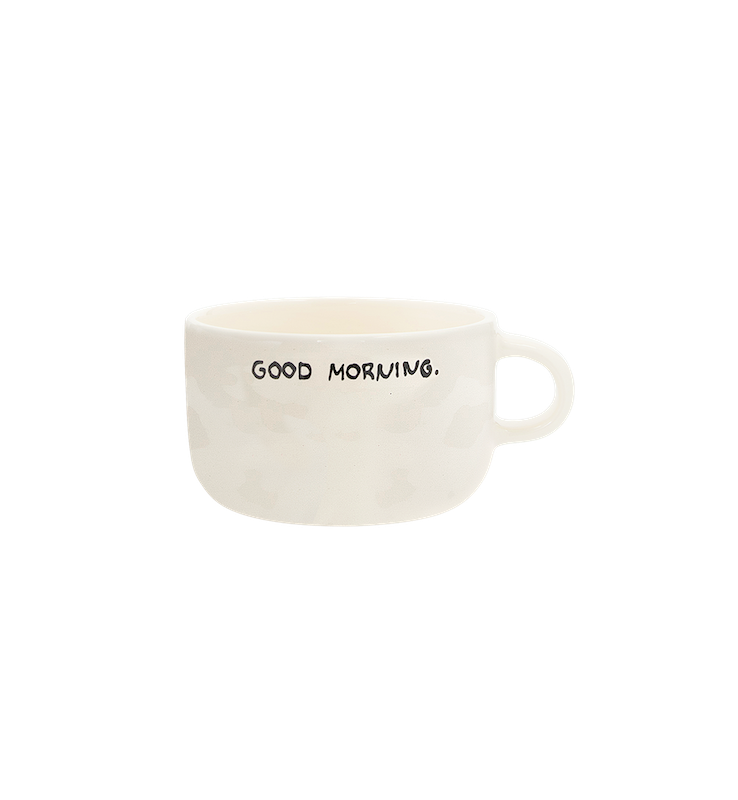 Anna+Nina - Cappuccino Mug, Good Morning