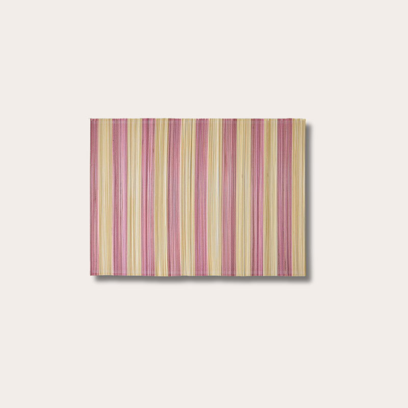 HKliving - Bamboo Placemat - Roseate