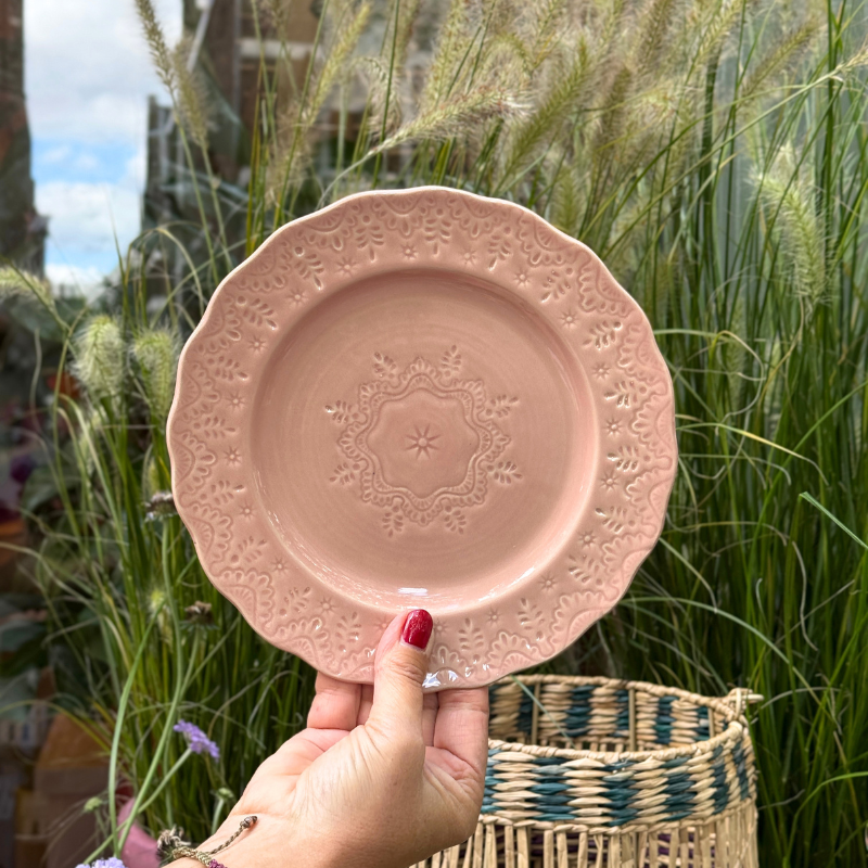 GV - Ontbijtbord Fiore - Blush