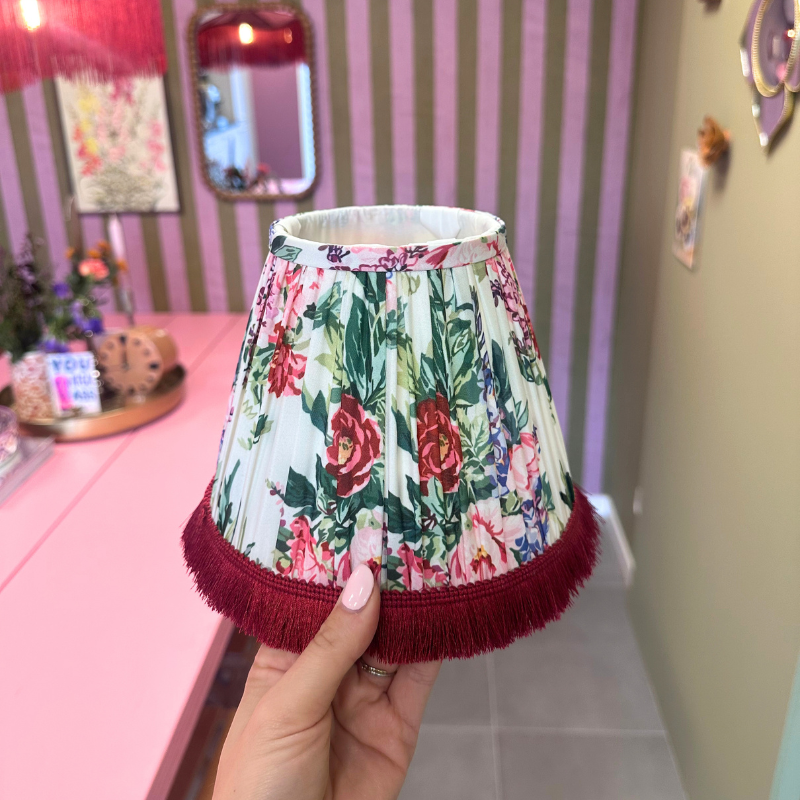 Lampenkap - Mollie - Flowers & Fringe