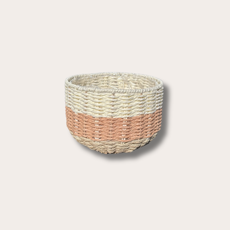 Mand Riet - Wit/zalm