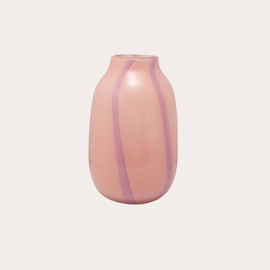 Vaas - strepen - roze