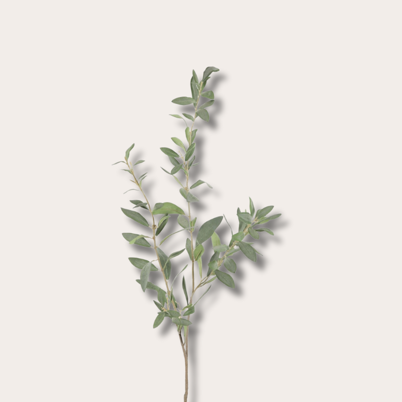 Zijden bloem - Olijf Spray