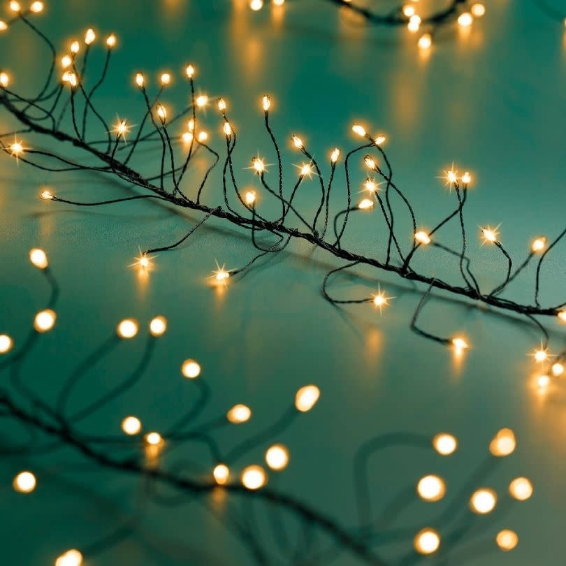 Kerstverlichting - Cluster - Zwart/klassiek warm - 3 m