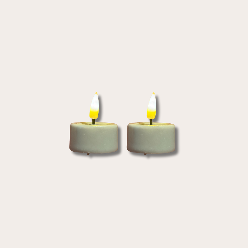 Waxinelichtjes led - groen