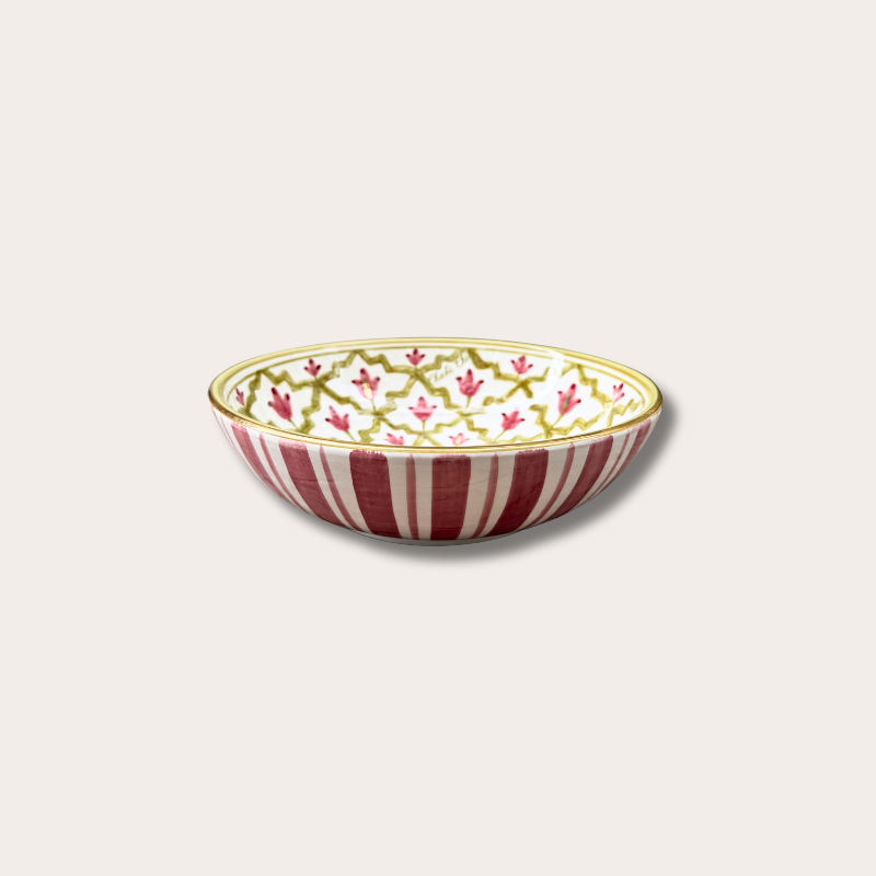 Chabi Chic - salade schaal - kaki bordeaux