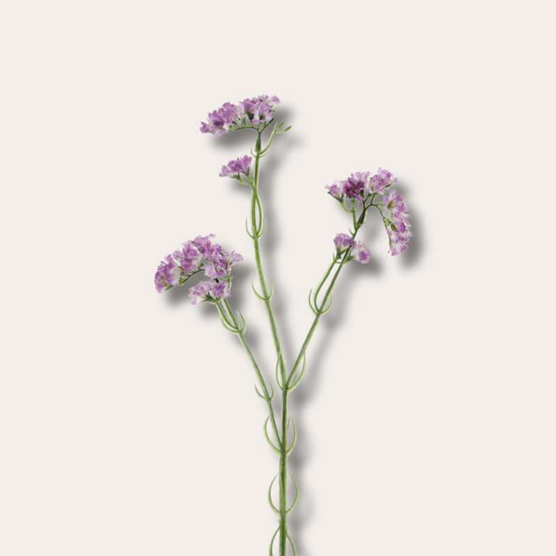 Zijden bloem - Limonium spray - paars