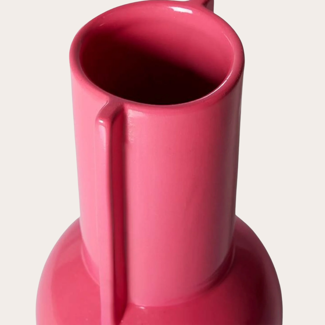 HKliving - ceramic vase - hot pink
