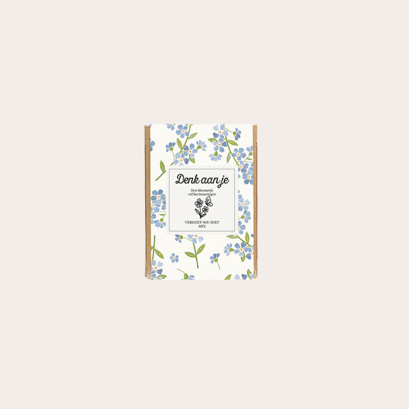 Zaadbommen doosje - Denk aan je - 4 stuks
