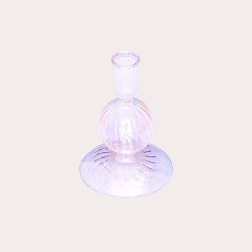 Kandelaar bubbel S - transparant