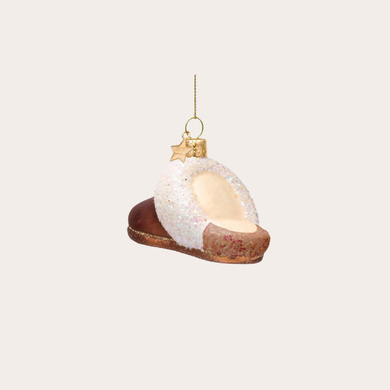 Ornament β Pantoffels - Bruin