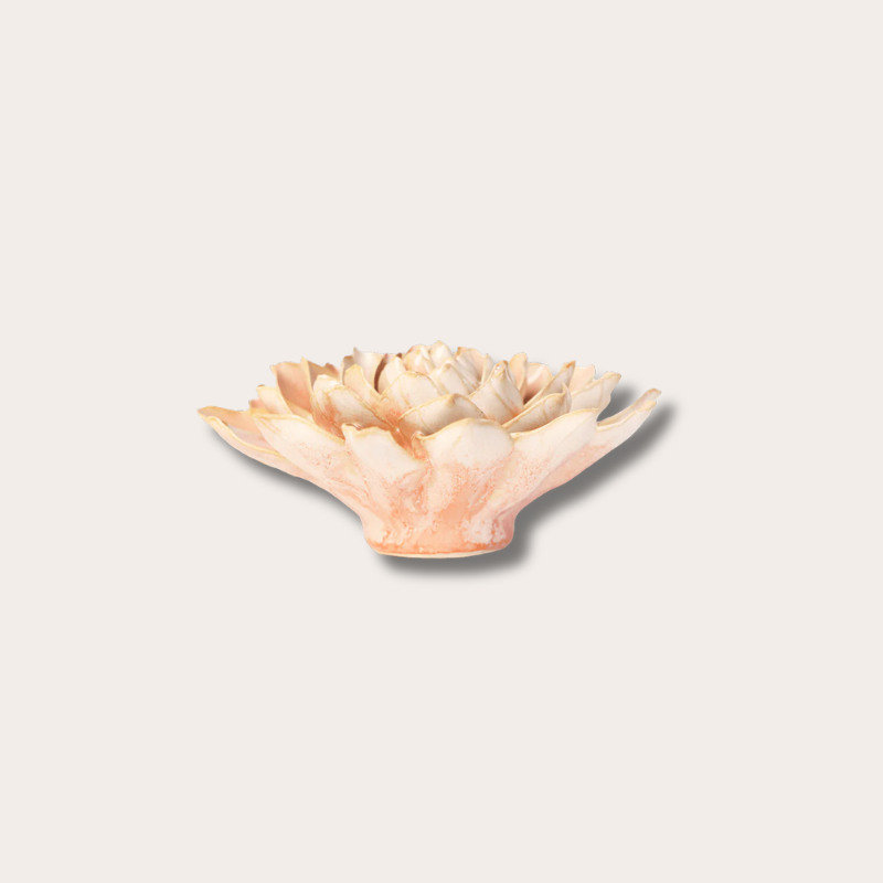 Keramieken bloem - Azalea - Perzikroze