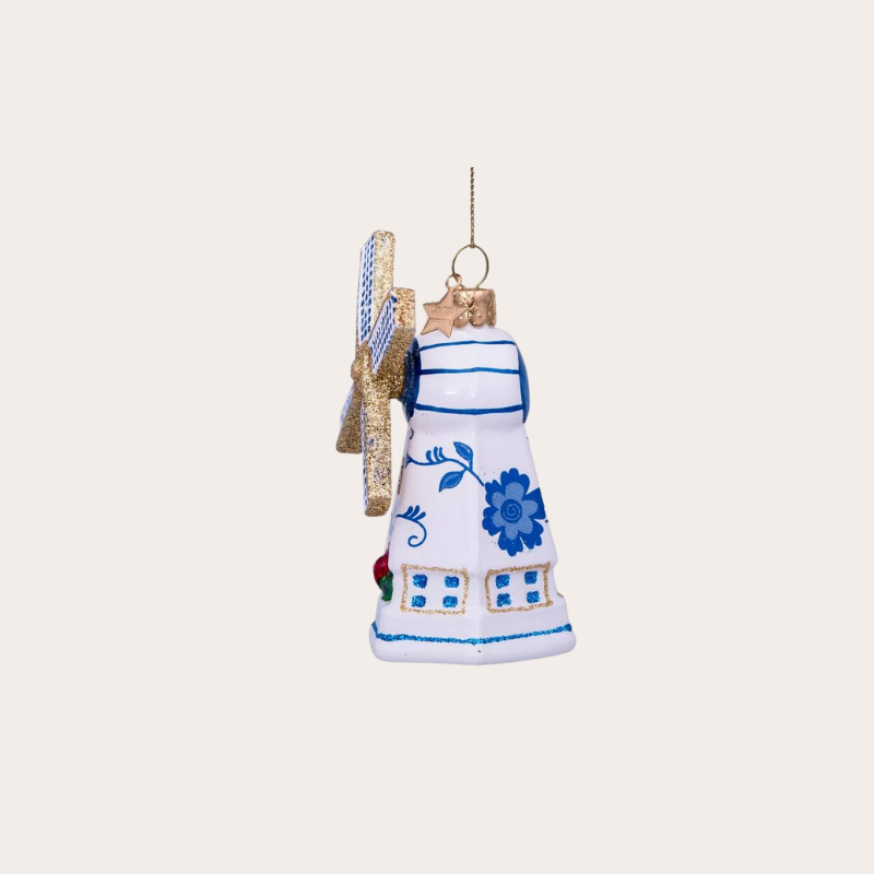 Ornament β Molen - Delftsblauw