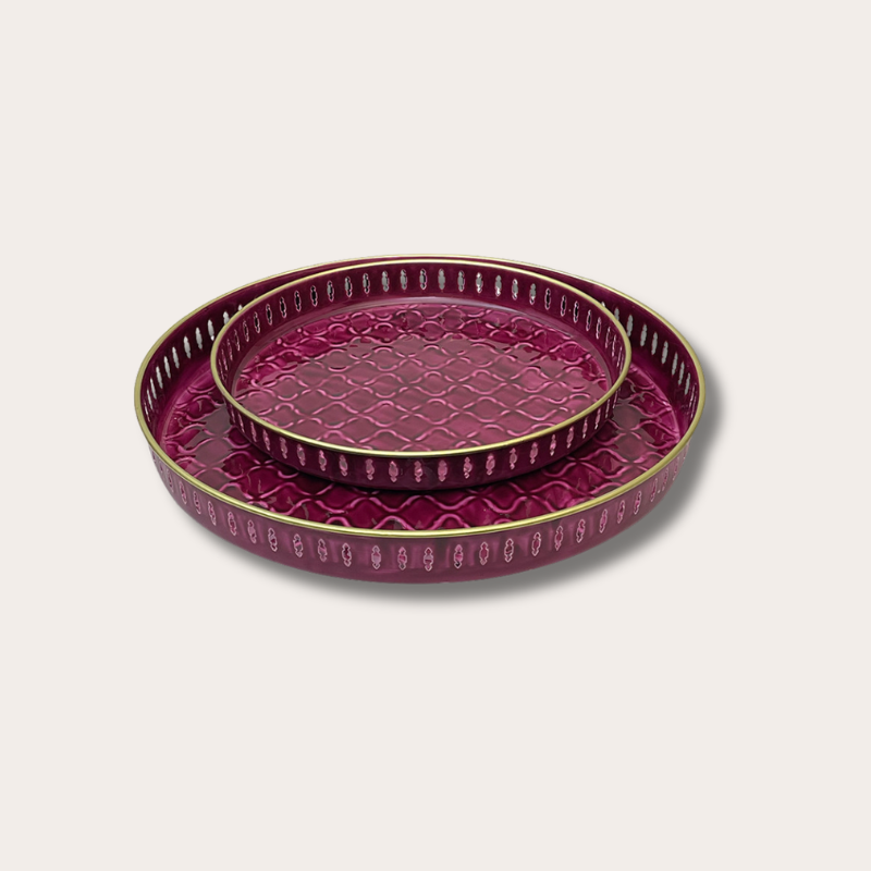 Dienblad Riviera - Burgundy - S