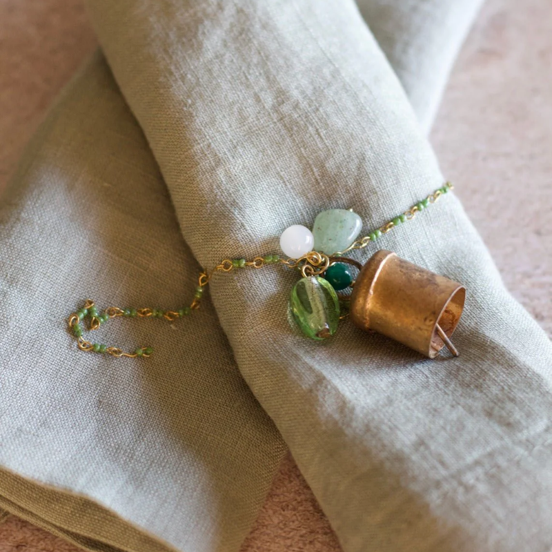 Ornament bloem - Groen