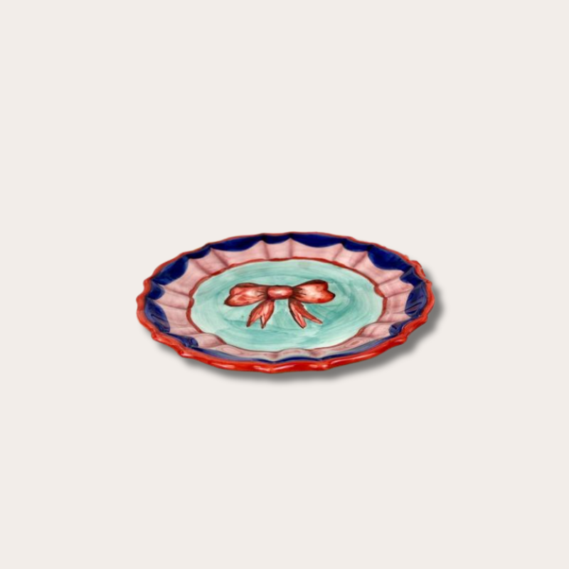 Ontbijtbord - Strik - Multicolor