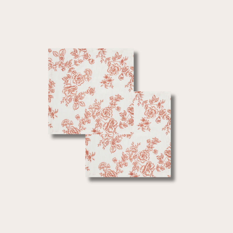 Anna+nina - Whimsical Rose Napkin Set of 2