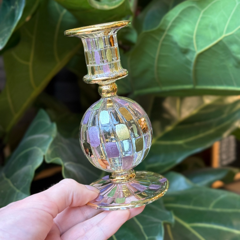 Kandelaar GV - Bubbels S - groen, lila