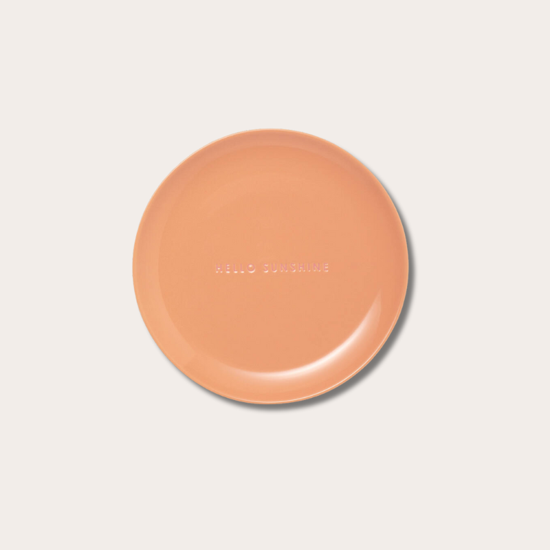 Breakfast plate - Hello sunshine - Orange
