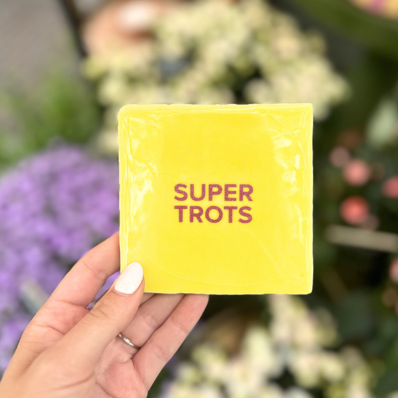 Tegeltje - Super trots - Geel