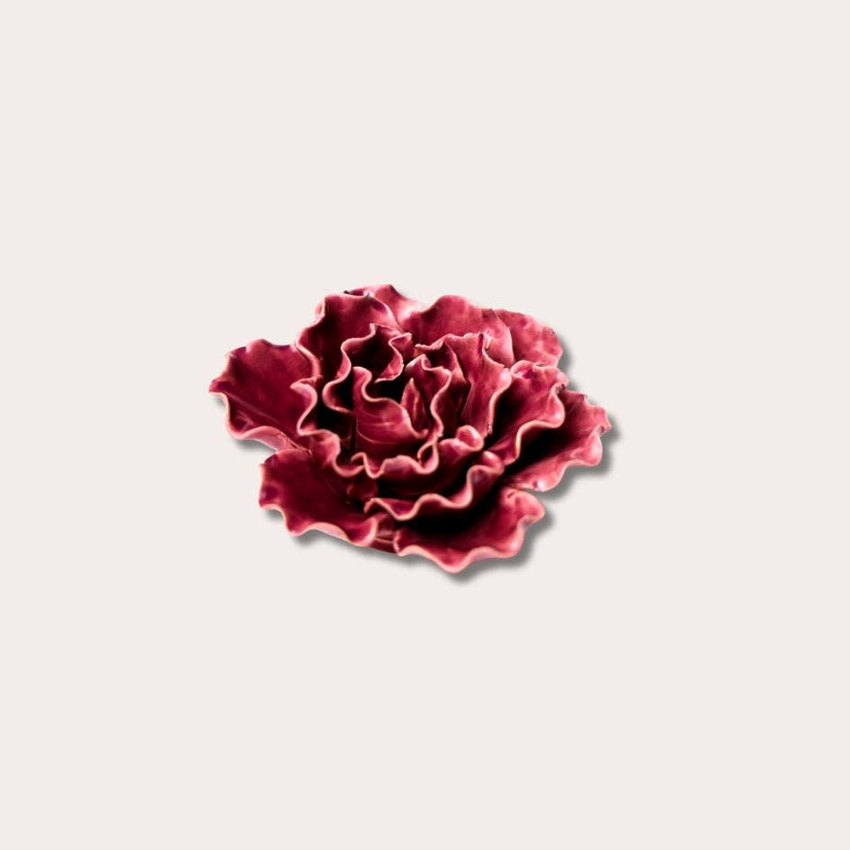 Keramieken bloem - paars