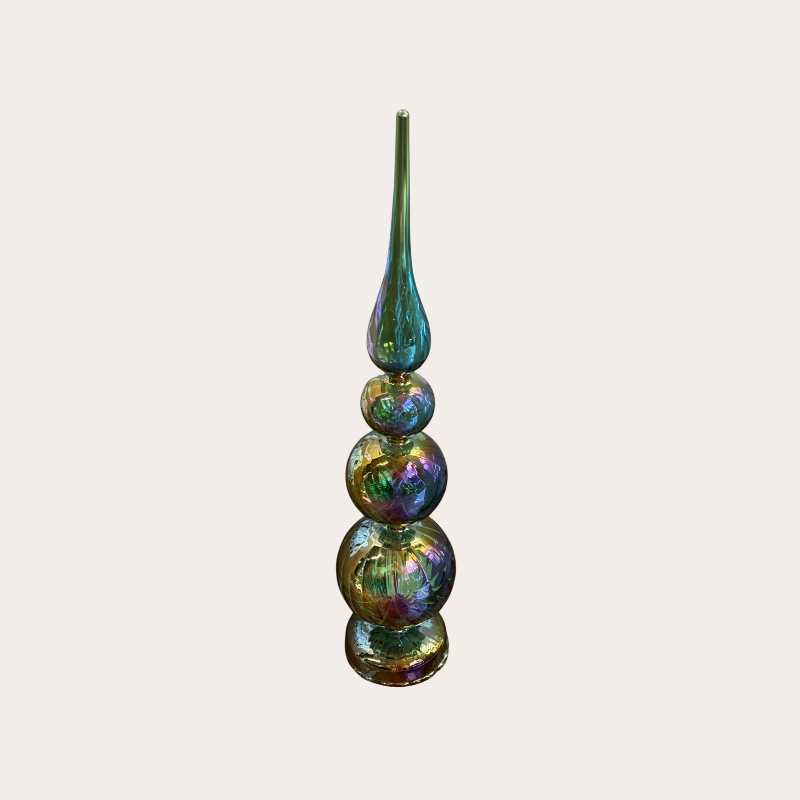 Decoratie kerstboom - Glas - Groen