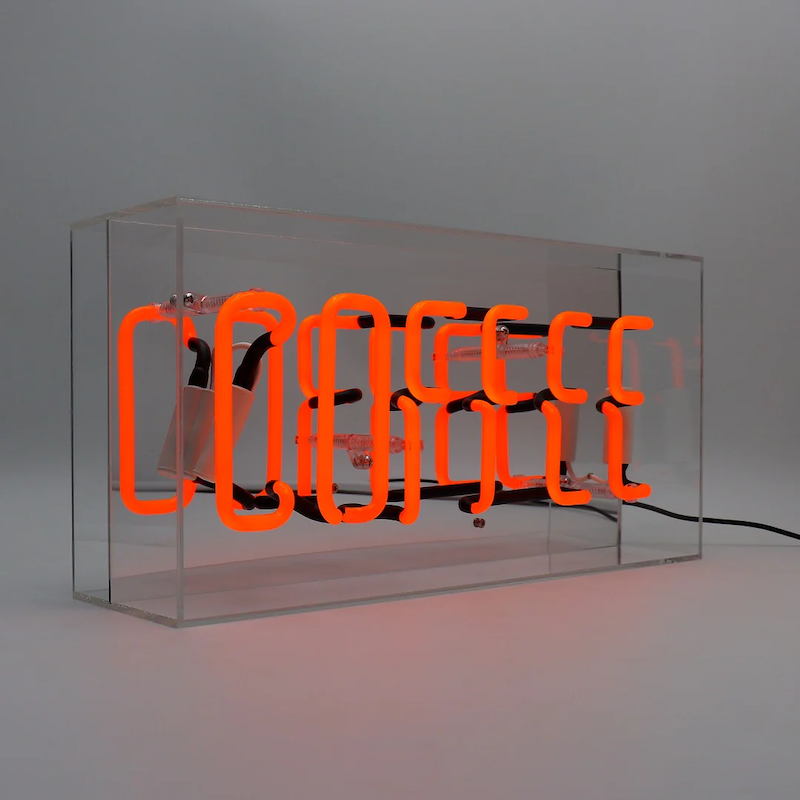 Neon box - Coffee - oranje