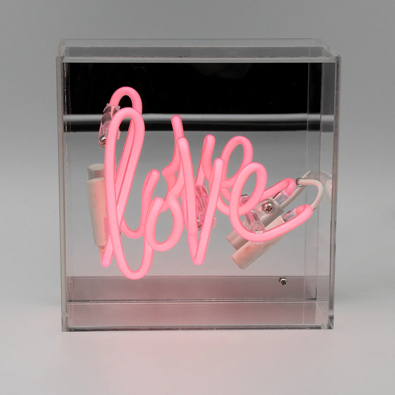 Neon box Love - roze