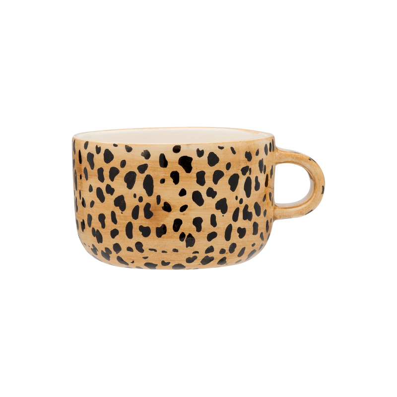 Anna+Nina - Leopard Cappuccino Mug