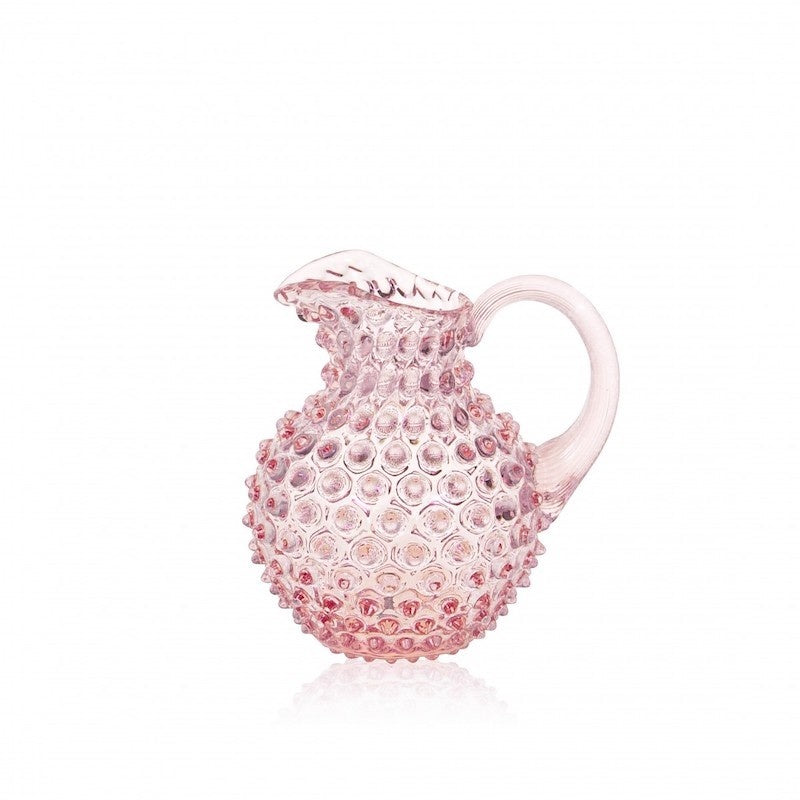 Kristallen karaf rond - Roze 1L