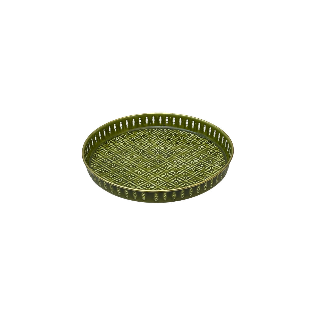 Dienblad Riviera - olive - S - flower