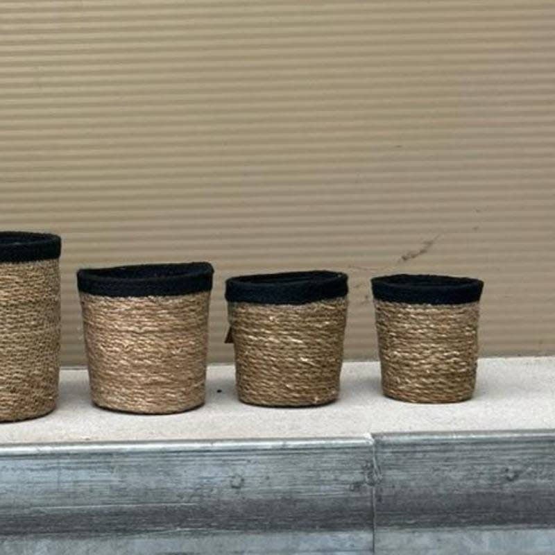 Rotan manden zwarte - rand - small