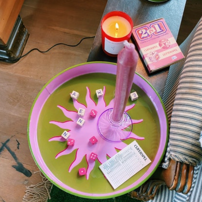 Anna+Nina - Purple Jane Candle Holder