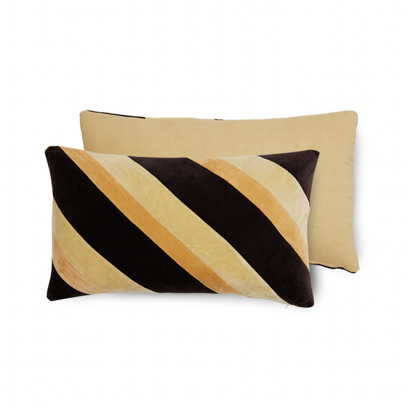 HKliving kussen - Striped Velvet Fame