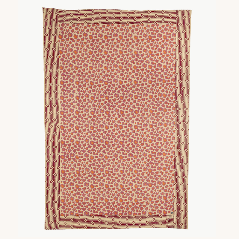 Tafelkleed Doing Goods in draagtas - Pink Leopard