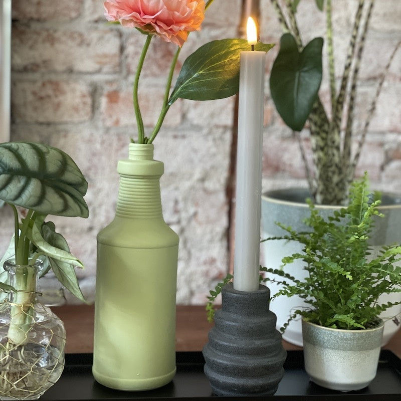 Dinerkaars led - grijs - set van 2