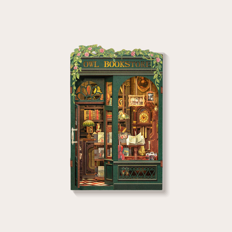 DIY boekensteun - Uilenboekwinkel