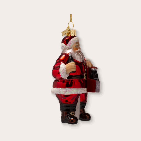 Ornament - Coca-Cola kerstman - zijaanzicht