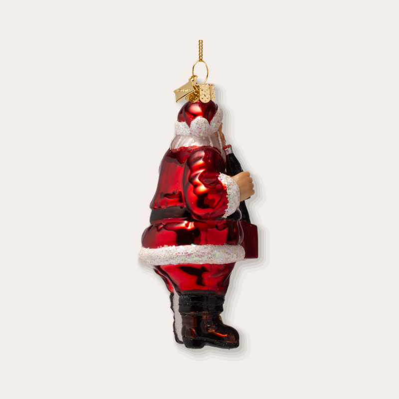 Ornament - Coca-Cola kerstman - zijkant